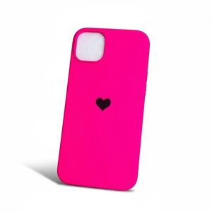 Pink Heart SiliconePhone Case for IPhone 14 Plus New in package